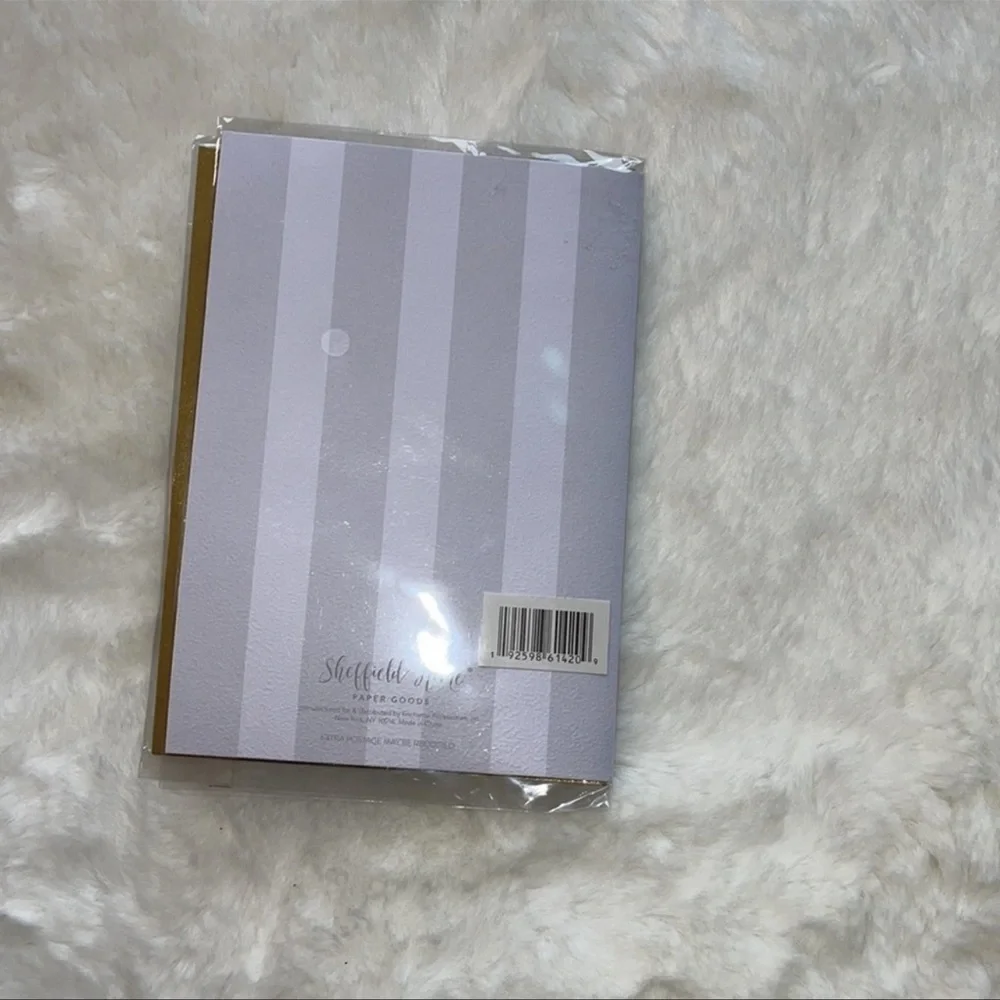 Wedding card brand new still in packet Sheffield office hood and white